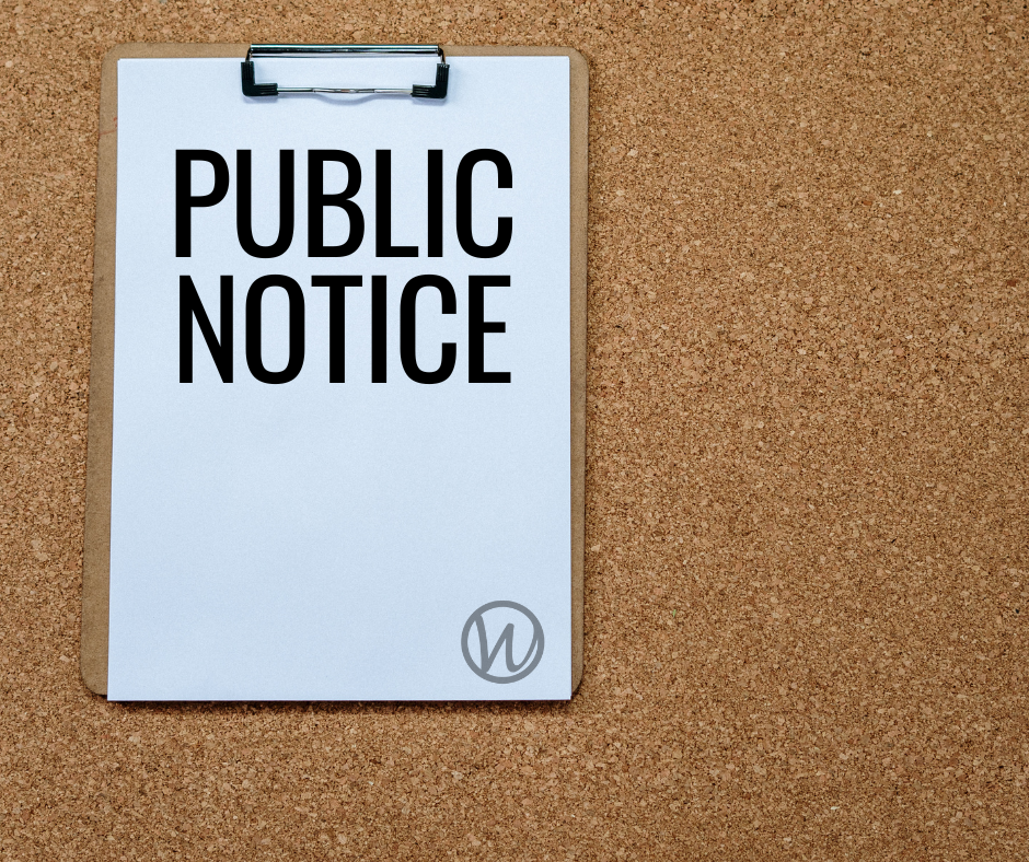 Public Notice 4/1/2025 - News Image